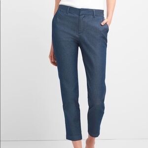 GAP Blue Ankle Cropped Pants